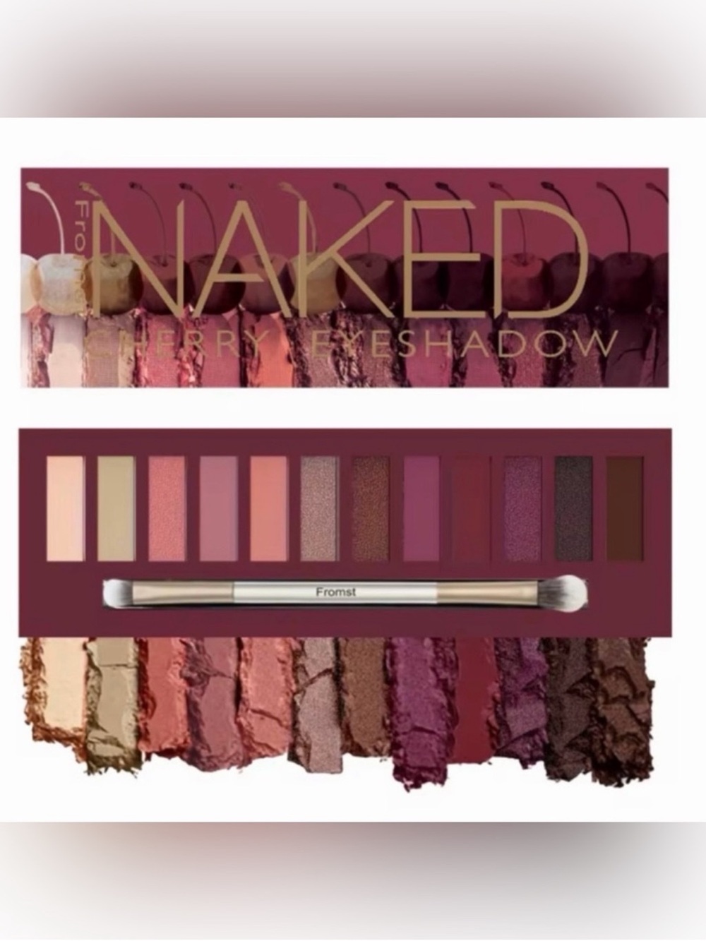 Kohl's Naked Cherry Eyeshadow Palette – Pink, Plum & Rose Tones